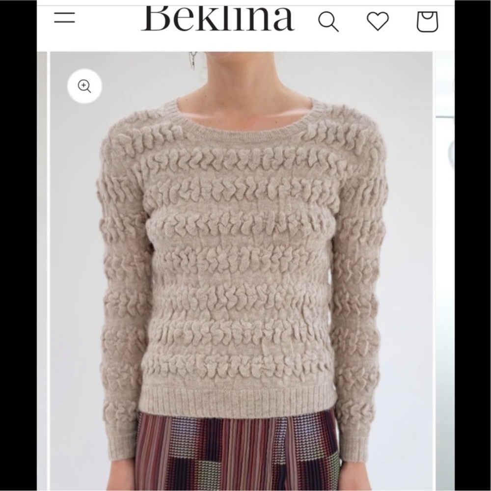 Beklina Sofa Sweater in Oat Wool L/XL